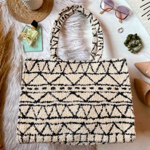 Crocheted Cotton Shoulder Bag