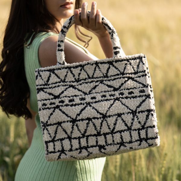 Ostrich Embossed Leather Crescent - Image 4