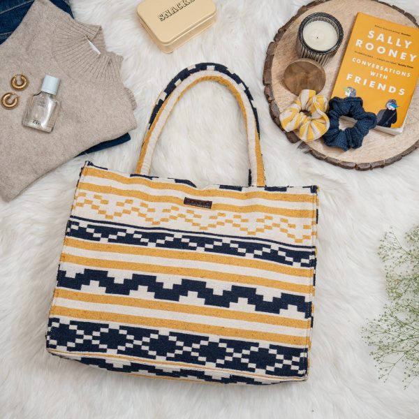 Colorblock Leather Tote - Image 3