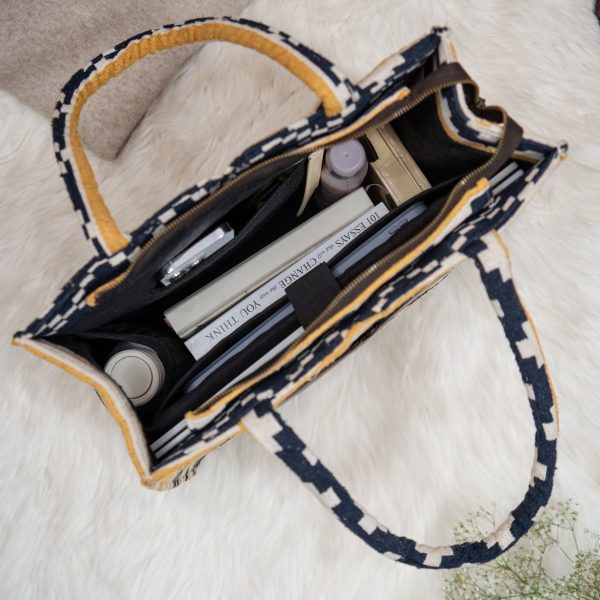 Colorblock Leather Tote - Image 2