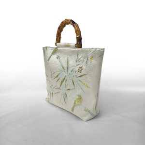 Metallic Rose Gold Chain Tote