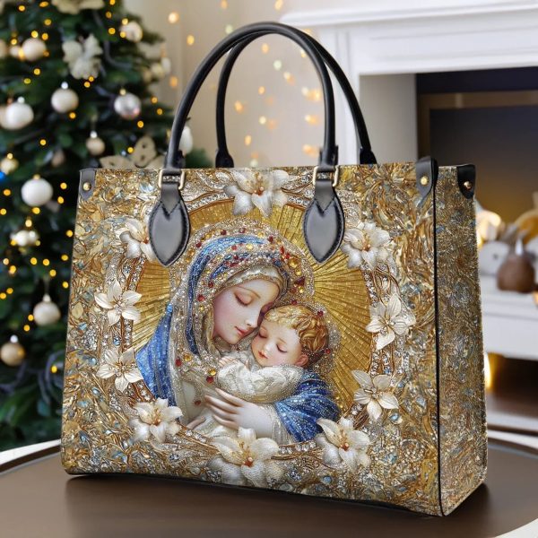Metallic Leather Bucket Bag - Image 5