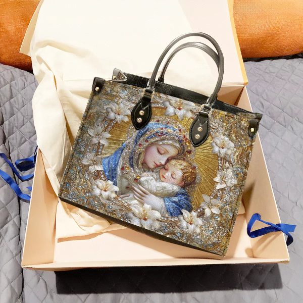 Metallic Leather Bucket Bag - Image 2