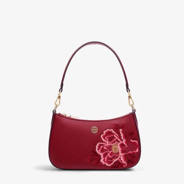 Croc Embossed Mini Frame Bag