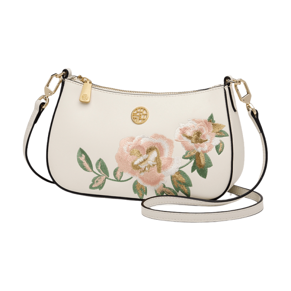 Denim Quilted Crossbody Tote - Image 2