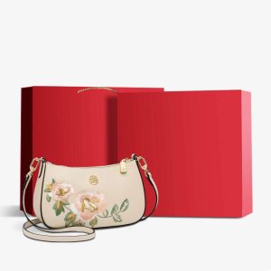 Velvet Beaded Circle Tote