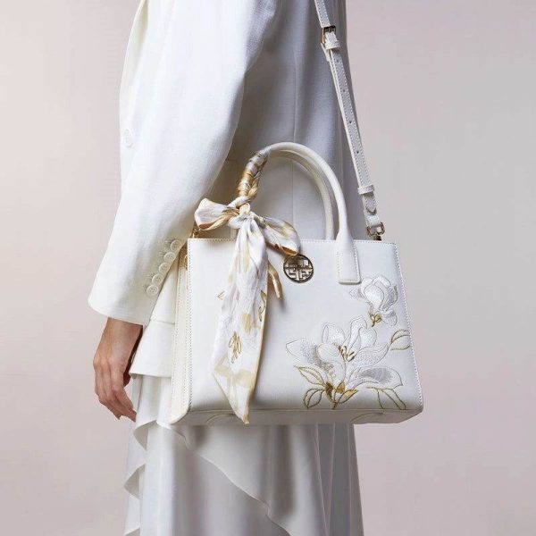 Denim Oversized Messenger Bag - Image 3