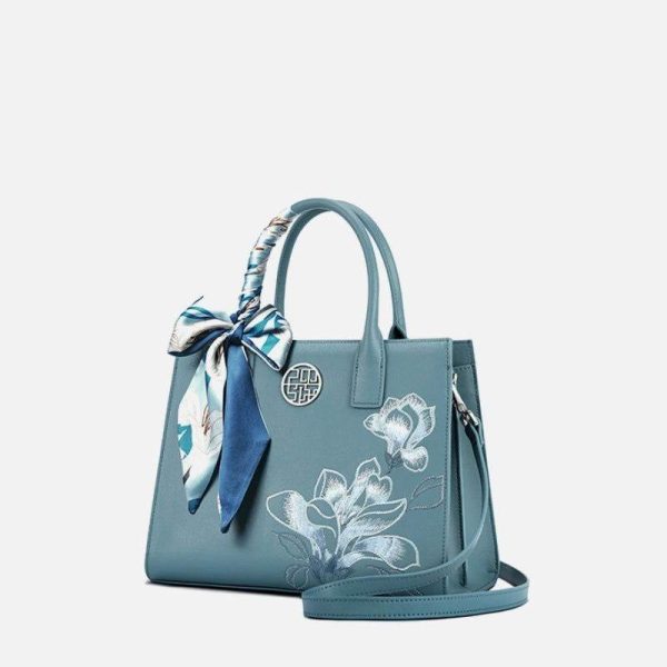 Metallic Rose Gold Shoulder Satchel