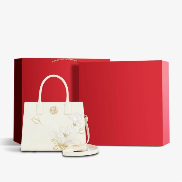 Raffia Circle Patchwork Bag - Image 4