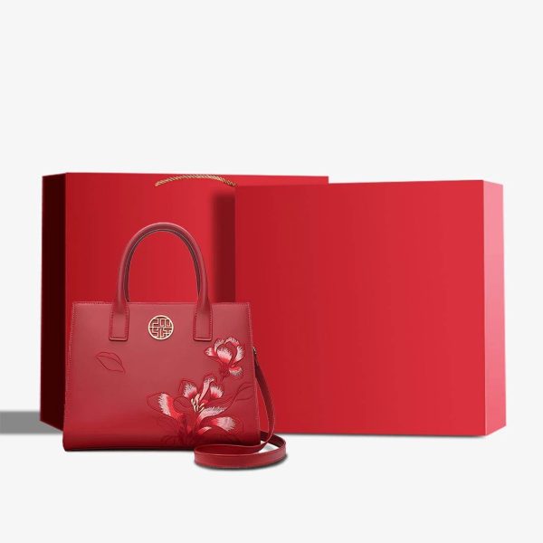 Smooth Leather Laptop Shopper - Image 2