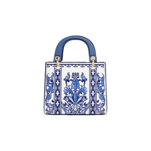 Perforated Suede Shoulder Bag