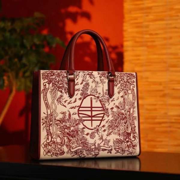 Smooth Leather Crescent Satchel - Image 3
