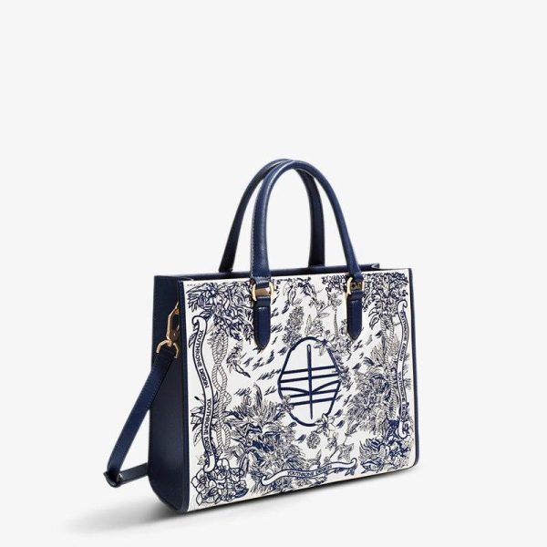 Satin Beaded Evening Tote - Image 3