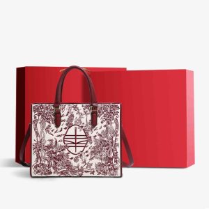 Smooth Leather Crescent Satchel