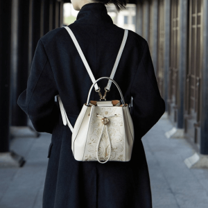 Satin Floral Beaded Clutch
