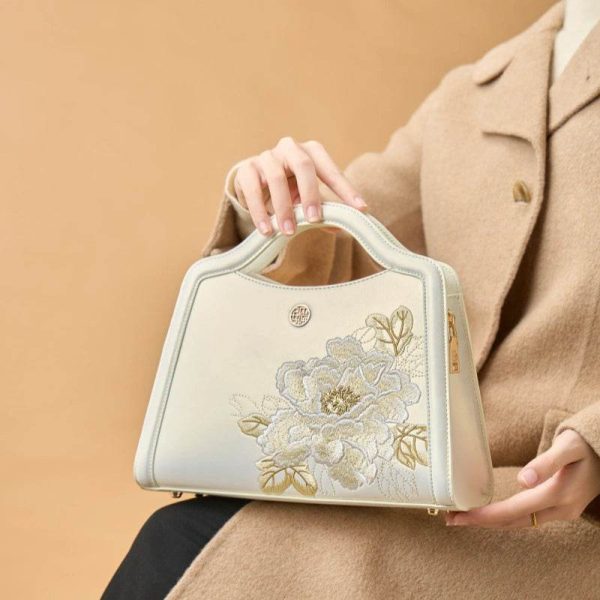 Croc Print Structured Mini Tote