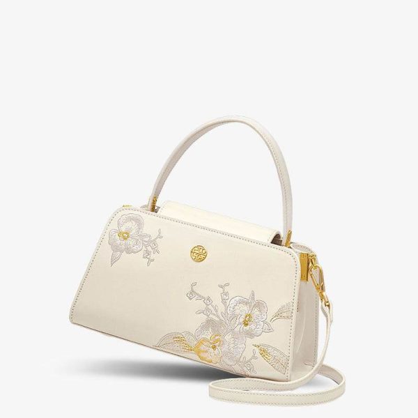 Quilted Denim Shoulder Bag - Image 3
