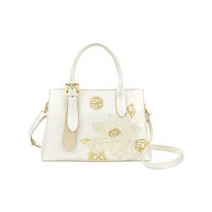 Velvet Embroidery Clutch