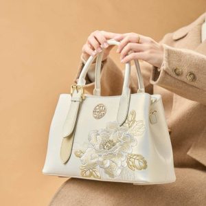 Denim Oversized Rolltop Tote