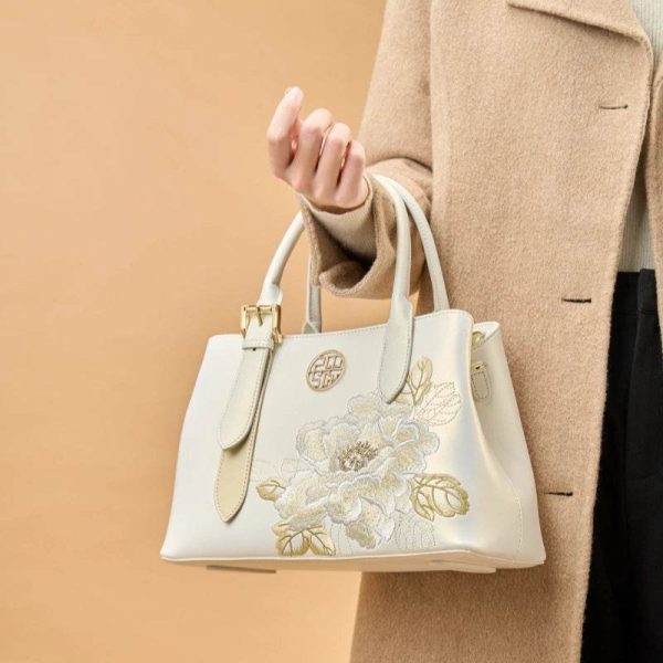Denim Oversized Rolltop Tote - Image 2