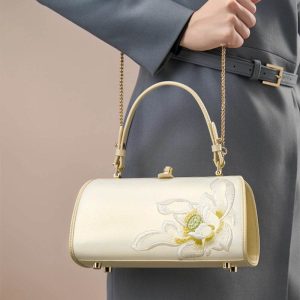 Metallic Rose Mini Satchel