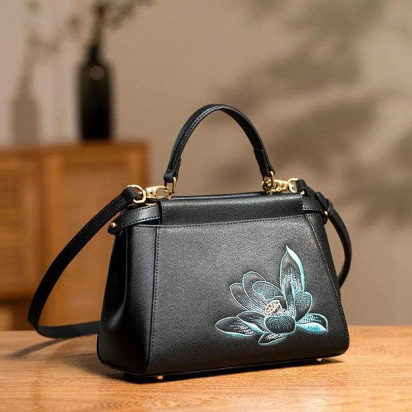 Raffia Patchwork Mini Crossbody - Image 2