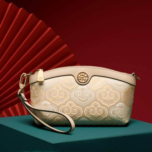 Glitter Mesh Frame Clutch - Image 4