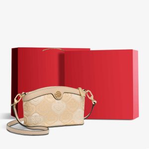 Glitter Mesh Frame Clutch