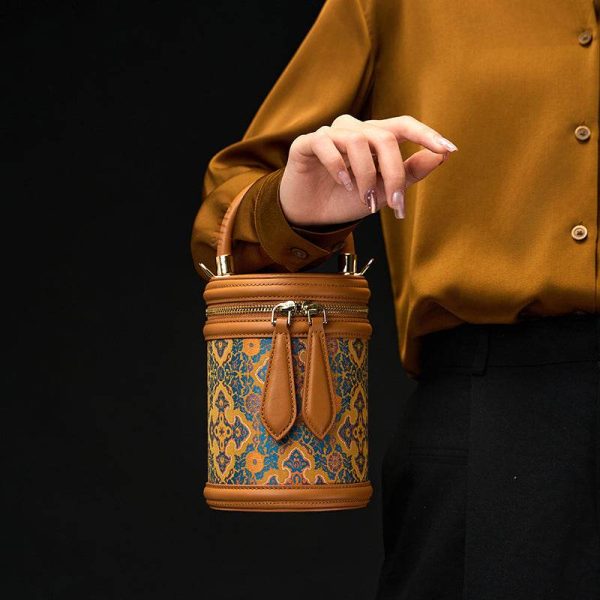 Croc Embossed Crescent Crossbody - Image 3