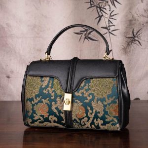 Metallic Gold Evening Box Tote