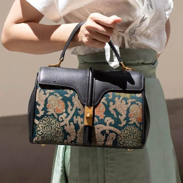 Smooth Nappa Leather Satchel - Image 3