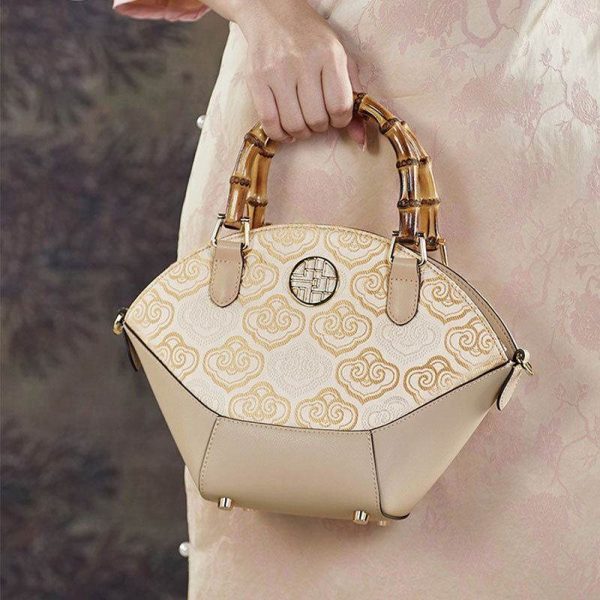 Croc-Embossed Leather Hobo - Image 2