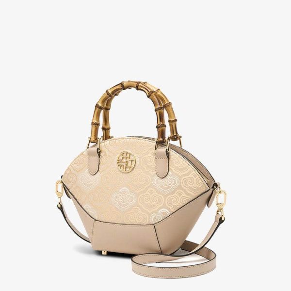 Croc-Embossed Leather Hobo - Image 5