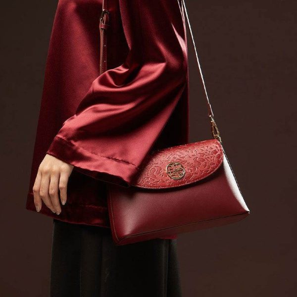 Satin Crystal Pouch Bag - Image 2
