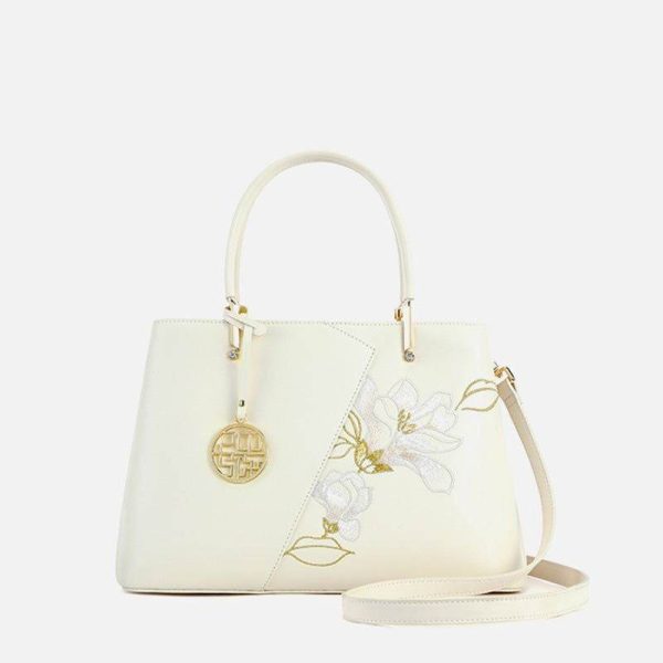 Velvet Quilted Messenger Tote
