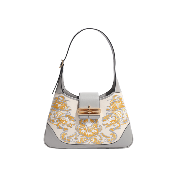 Metallic Mesh Pouch