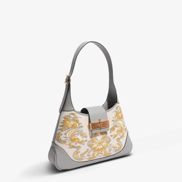 Metallic Rose Chain Crossbody - Image 3