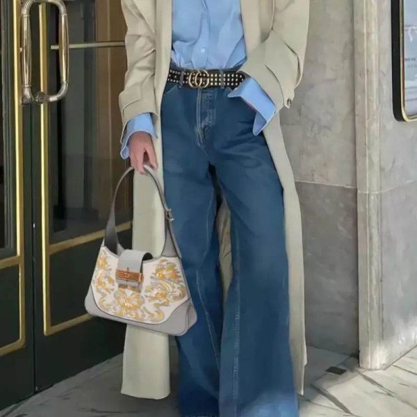 Metallic Rose Chain Crossbody - Image 4