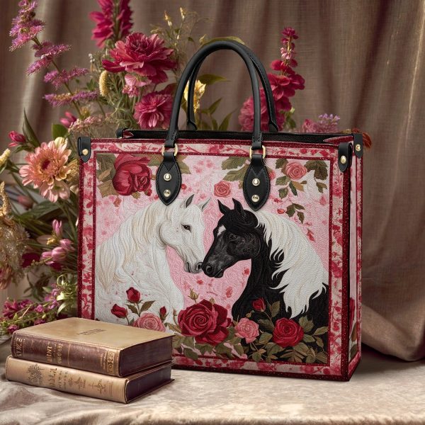 Smooth Leather Portfolio Satchel - Image 5