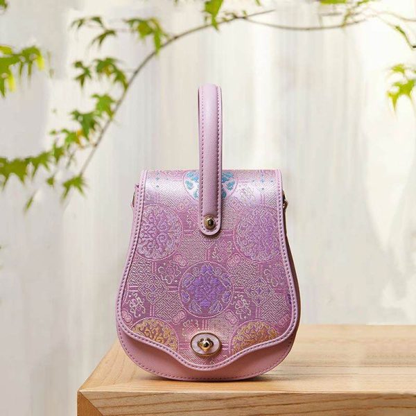 Velvet Quilted Box Mini Bag - Image 4