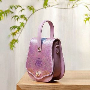 Velvet Quilted Box Mini Bag