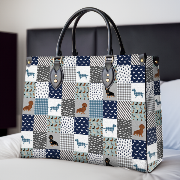 Raffia Braided Crescent Tote - Image 4