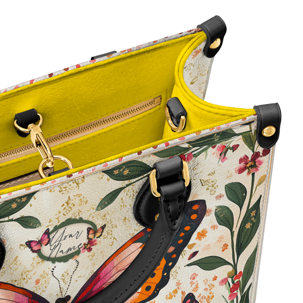 Smooth Leather Structured Briefcase - Image 2