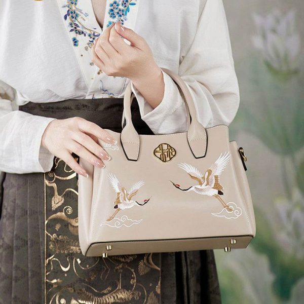 Tweed Patchwork Shoulder Bag - Image 4