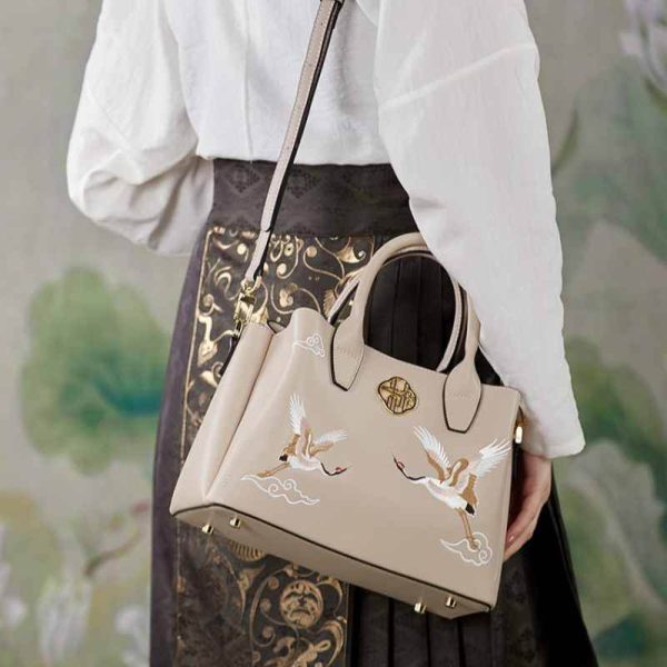 Tweed Patchwork Shoulder Bag - Image 2