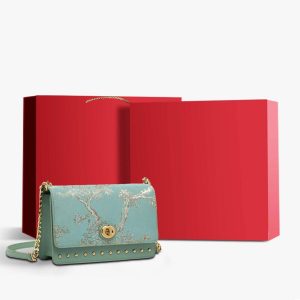 Satin Quilted Evening Pouch