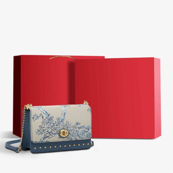 Metallic Gold Frame Clutch