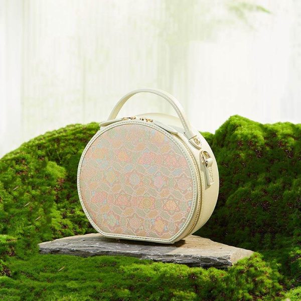 Ostrich Print Satchel - Image 5