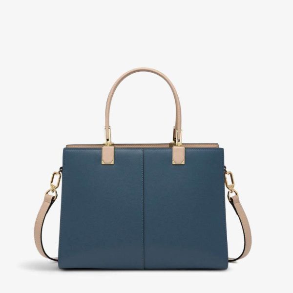 Plaid Tweed Mini Crescent Tote - Image 3