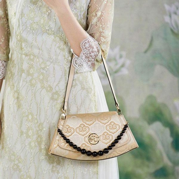 Croc Print Mini Messenger Tote - Image 4